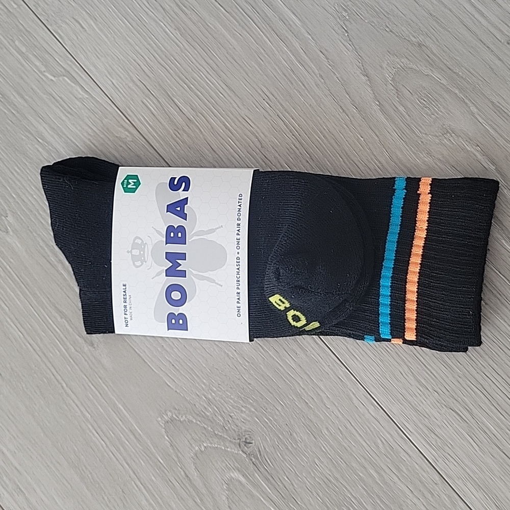 2 Pairs Bombas Socks size medium